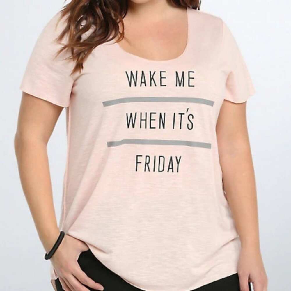 Torrid Pink Short Sleeve Tee